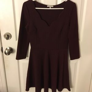 Charlotte Russe Maroon Dress